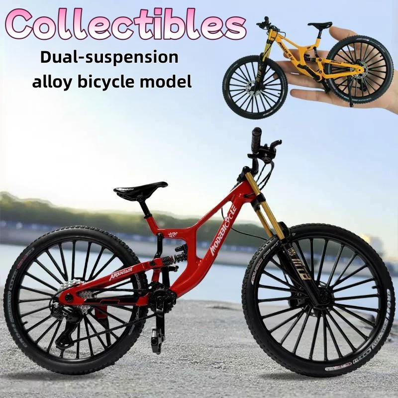 Mountain Biking Holidays - 1:8 schaalmodel mountainbike van metaal, realistisch