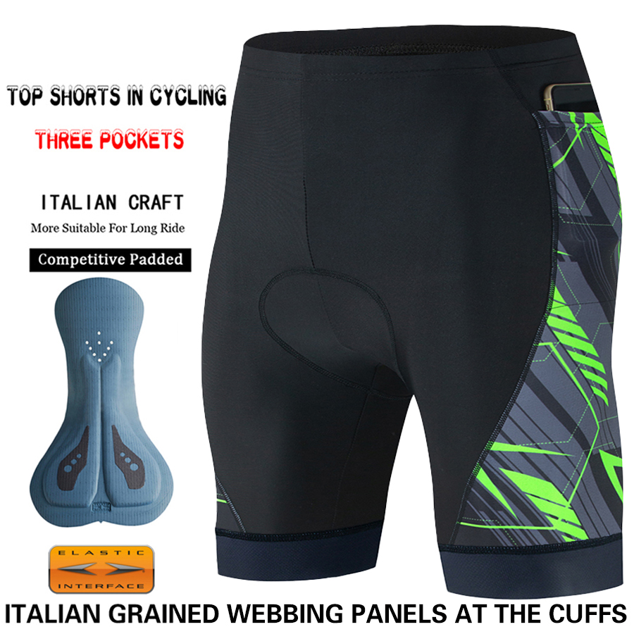 Mountain Biking Outfit - 3 zakken heren fietsbroek MTB mountainbike