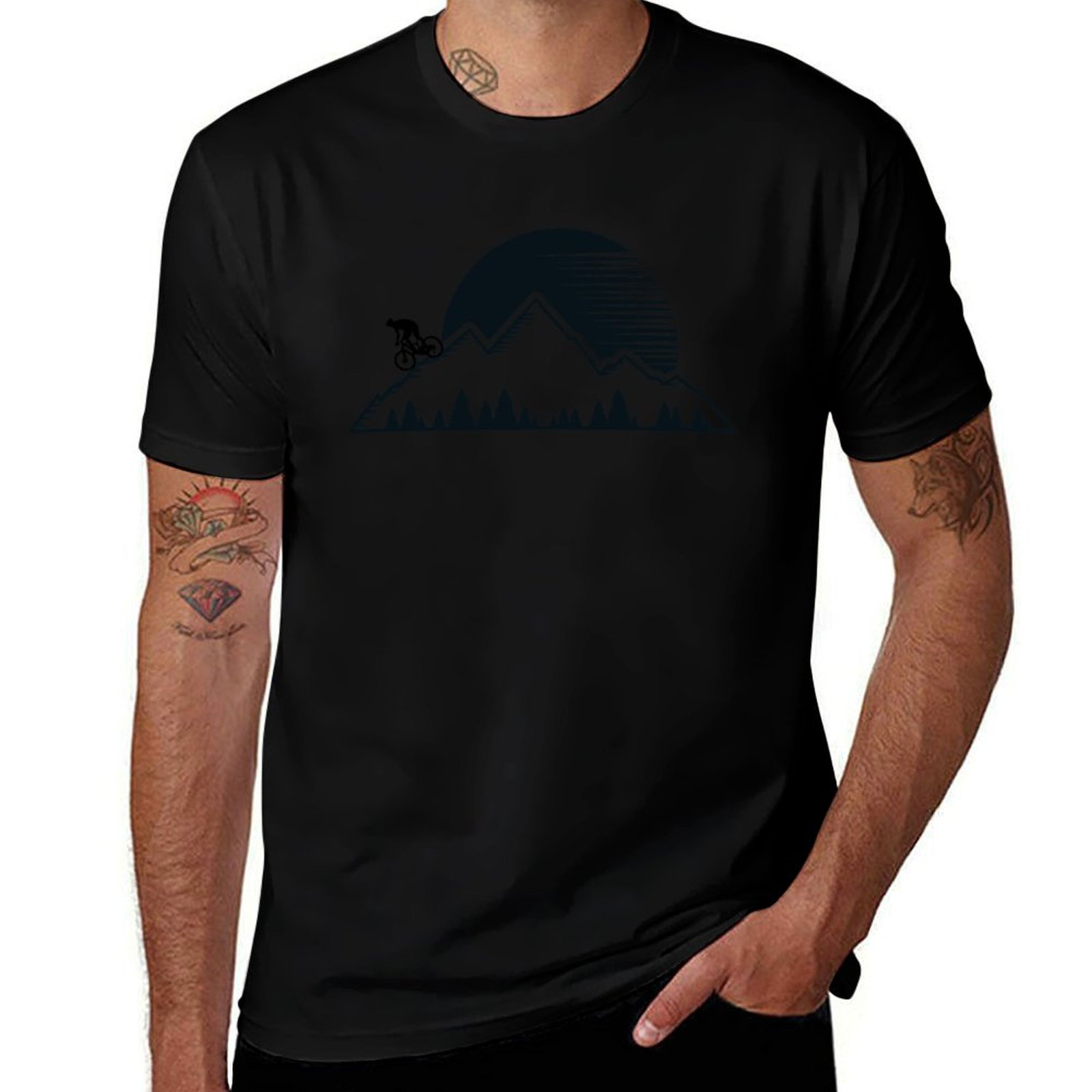 Mountain Biking Holidays - Downhill mountainbike T-shirt Vakantie eenvoudig T-shirt
