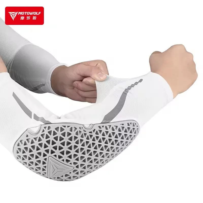 Mountain Biking Elbow Pads - Motorfiets Elleboogbeschermers Zomer Ademend Elastisch Motocross