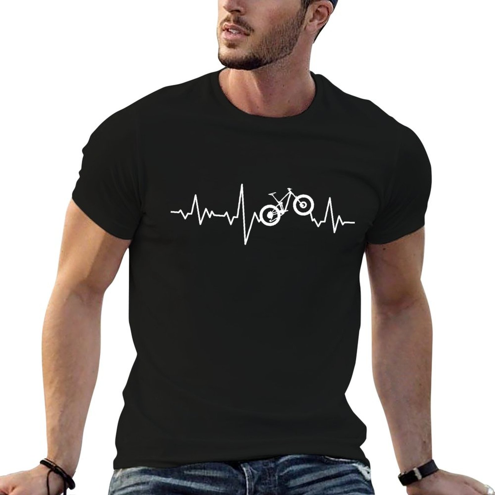 Mountain Biking Holidays - Mountainbike Hartslag Fietsen voor MTB-liefhebbers T-shirt