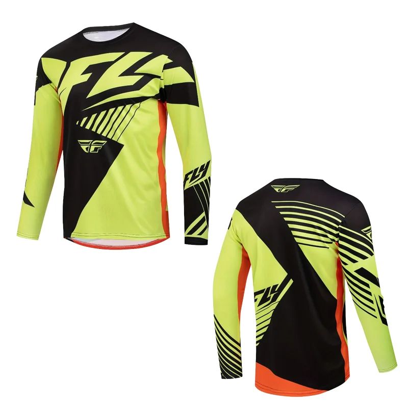Mountain Biking Camp - HEREN T-SHIRT MET LANGE MOUNTAINBIKE MOTOCROSS
