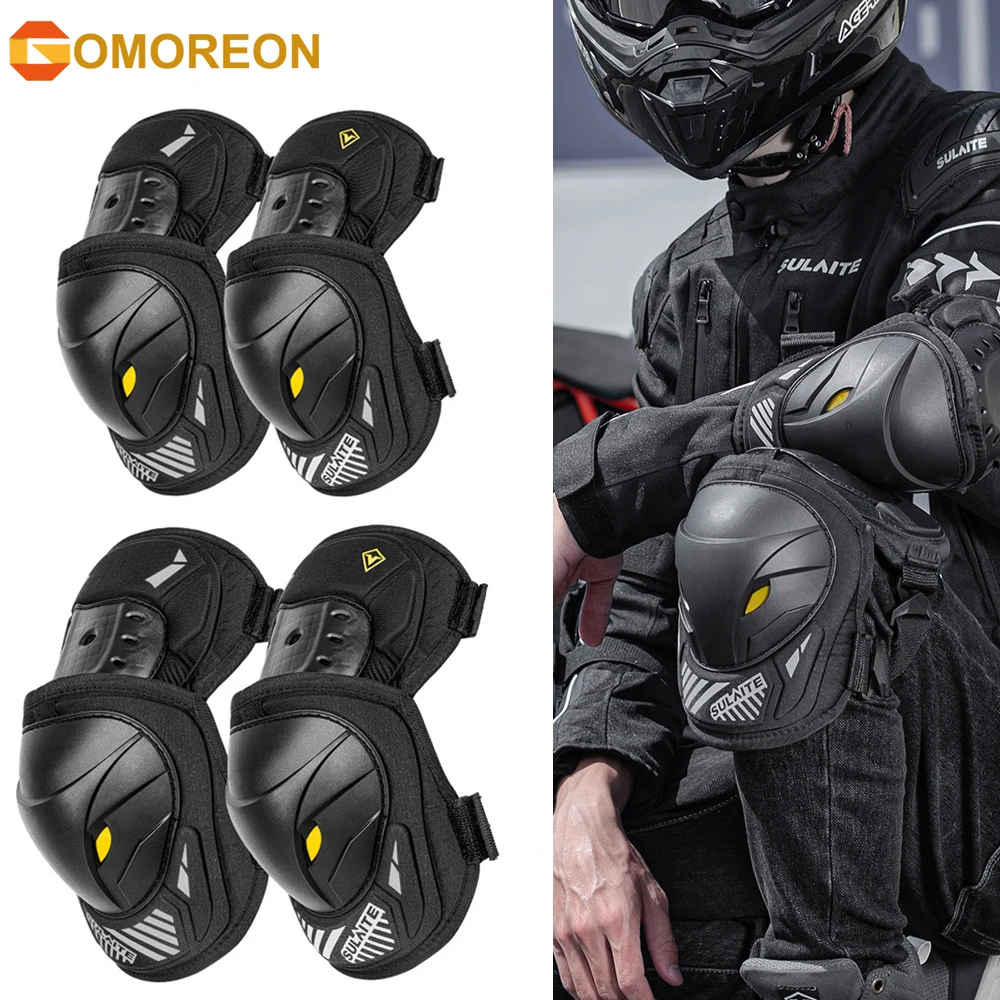 GOMOREON 1 Paar Motorfiets Ele - Mountain Biking Knee Pads recensie en prijs