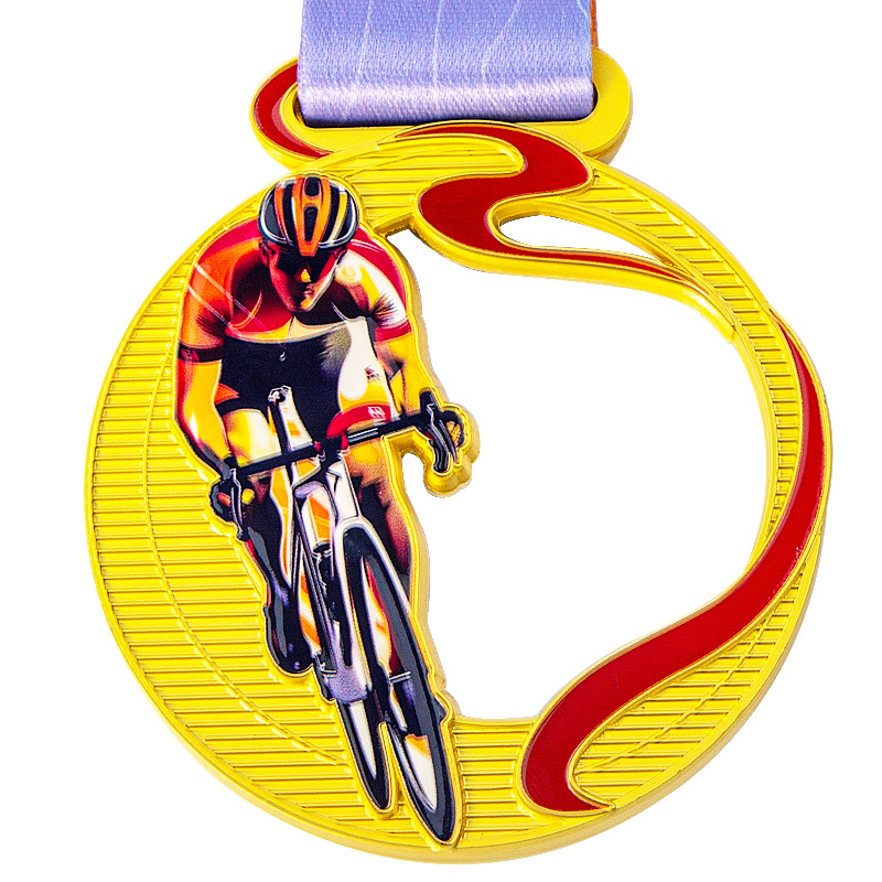 Metalen medaille, medaille van - Mountain Biking Events recensie en prijs