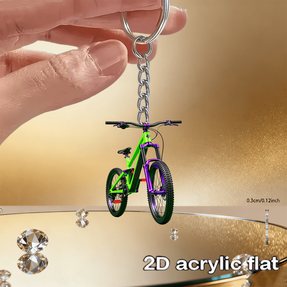 2D Mountainbike sleutelhanger  - Mountain Biking Holidays recensie en prijs