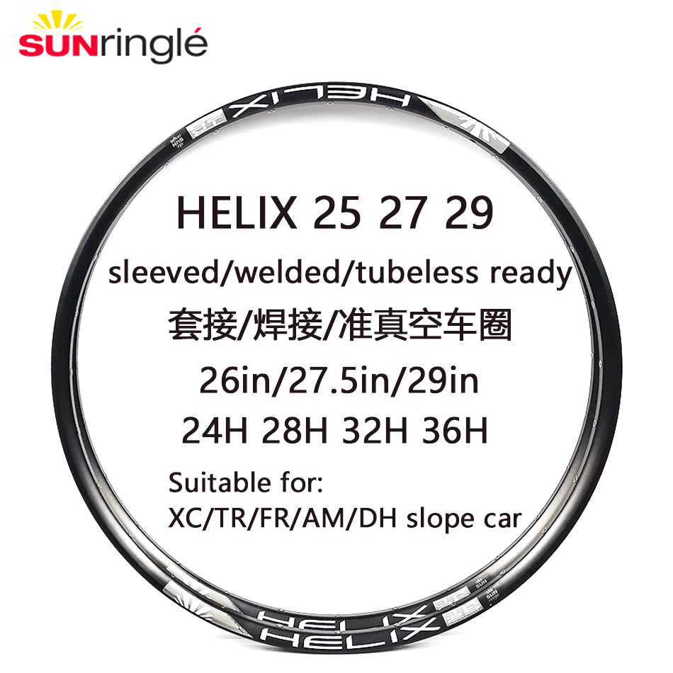 Sunringle Velg Helix TR25 TR27 - Mountain Biking Xc recensie en prijs