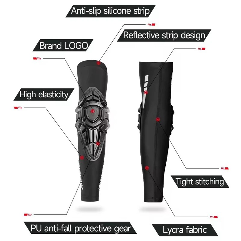 Nieuwe motorfiets elleboogbesc - Mountain Biking Elbow Pads recensie en prijs
