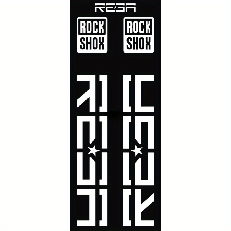 ROCKSHOX REBA Vork Decal Set W - Mountain Biking Body Armour recensie en prijs
