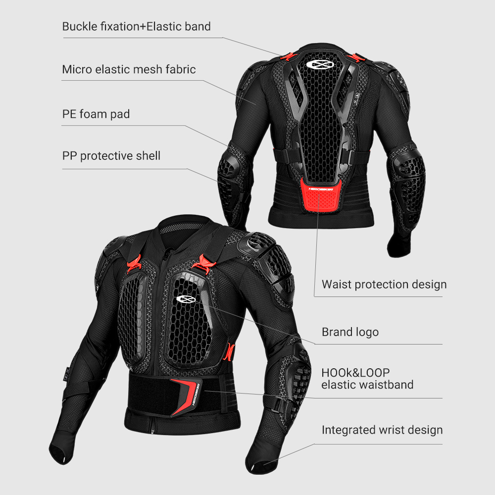 Motorjas voor heren, kogelvrij - Mountain Biking Body Armour recensie en prijs