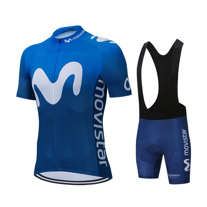 Nieuwe Zomer Movistar Team Wie - Mountain Biking Uniform recensie en prijs
