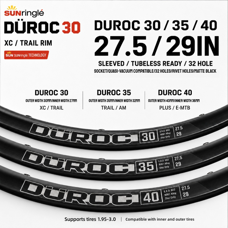 Sunringle DUROC 30 35 40 MTB V - Mountain Biking Xc recensie en prijs