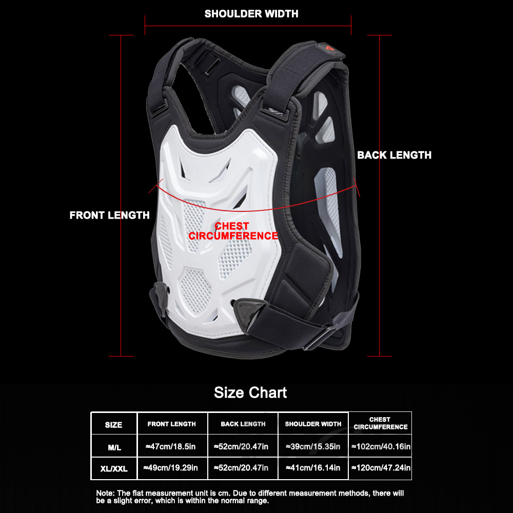 Heren motorrijden pantser vest - Mountain Biking Body Armour recensie en prijs