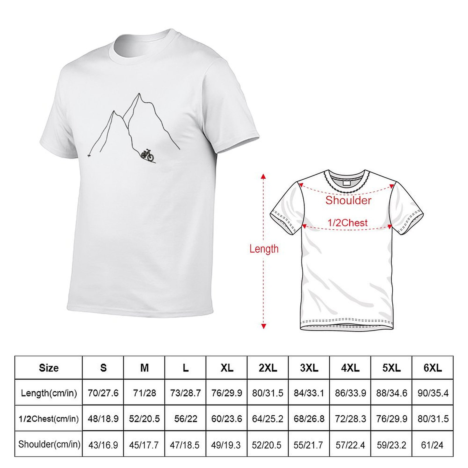 Mountainbike (zwart design) T- - Mountain Biking Holidays recensie en prijs